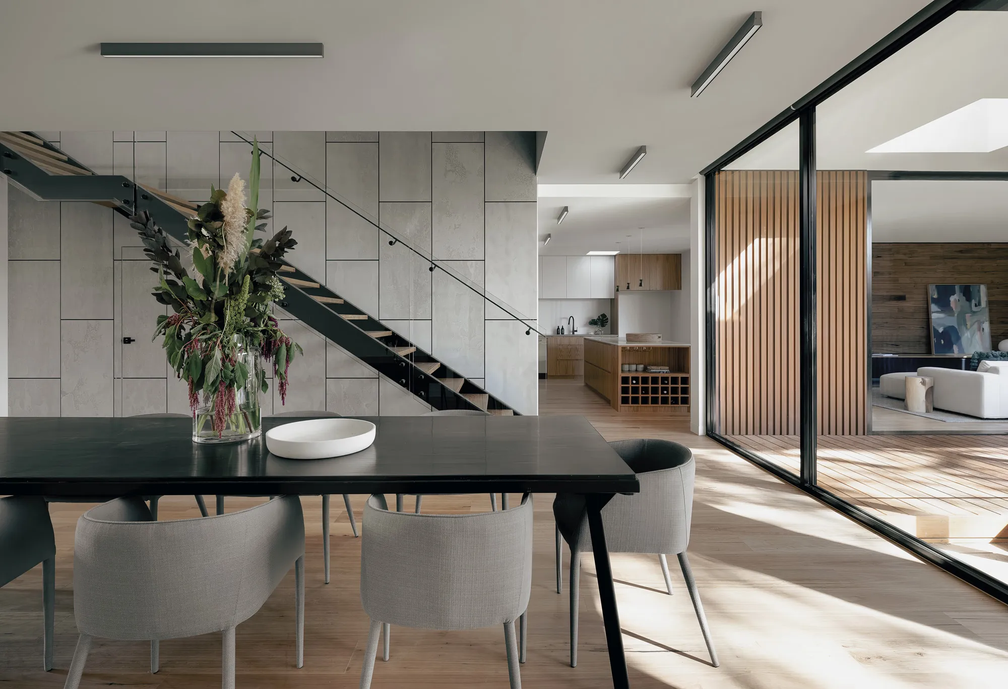 Hanok Black Ceiling Lights Mantra Fusion Linear Fittings